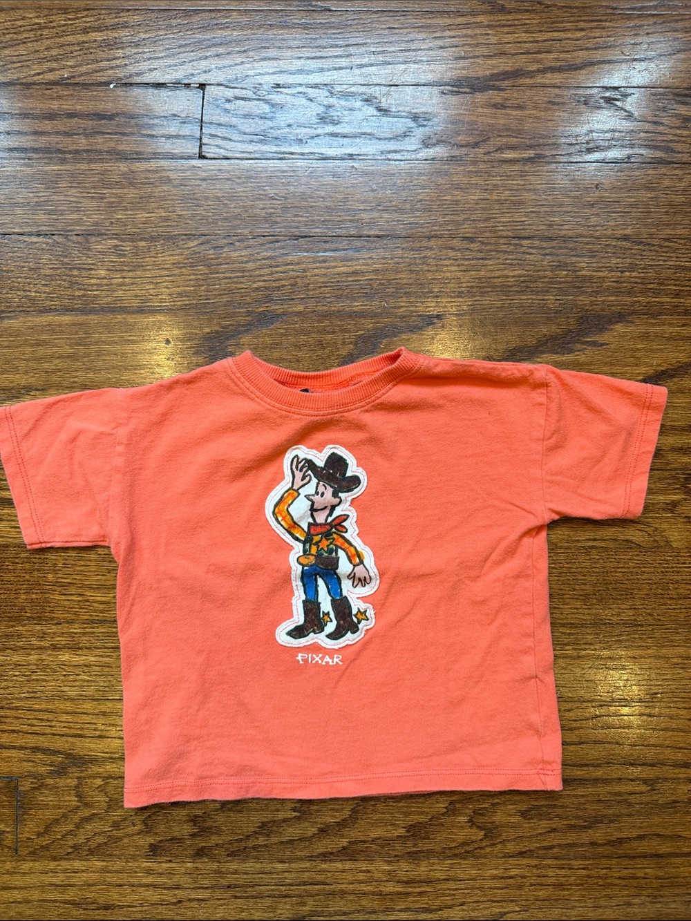 Zara Kids Pixar Toy Story Woody Graphic T-Shirt Orange 2 Years